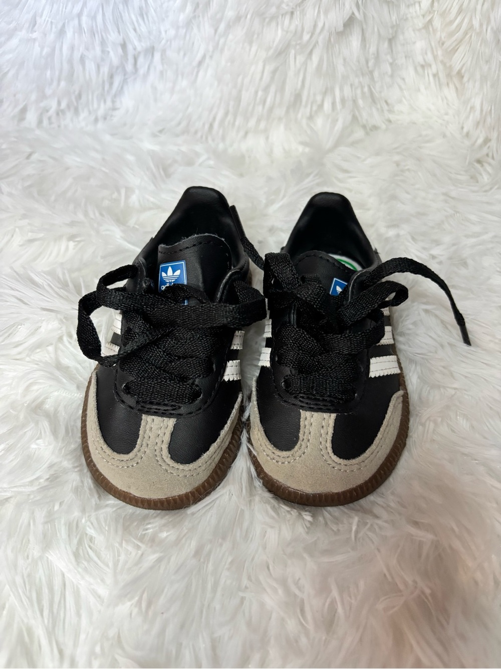 Adidas Samba OG Infant Black White Gum Sneakers Size 4K / US Infant